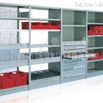 Mezzanine shelving drawers doors 2 level racks parts accessories