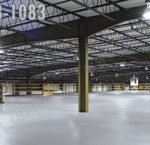 Mezzanine structure warehouse storage space