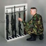 Military gsa weapon rack