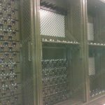 Military handgun storage cabinet armory shelving