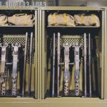 Military storage weapons cabinet armory shelving
