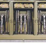 Military weapons armory storage cabinets