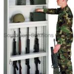Military weapons racks storage gsa armory cabinets