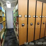 Mobile automatic high density library reference shelving