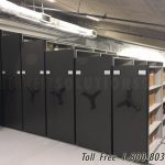 Mobile high density compact library archive shelving