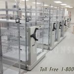 Mobile wire sterile core medical storage supply racks