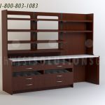 Modular casegood laminate pharmacy cabinets shelving storage ssg ph09 9 l em