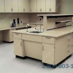 Modular metal laboratory casework furniture medical blood clinic antimicrobial solid counter tops heavy duty welded construction tx ok ar ks tn