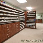 Modular pharmacy casework storage
