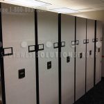 Motorized shelving powered racks electric file cabinets