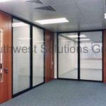 Movable office wall workspace architectural demountable modular walls