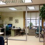 Moveable demountable office walls