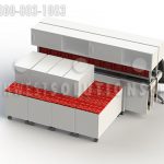 Multi layout portable desk folded closed cubicle stored