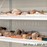 Museum archival shelving tray flat storage
