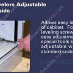 Museum cabinets adjustable levelers storage collec