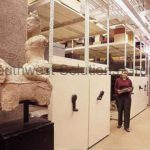 Museum compact shelving artifact racks storage