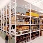 Museum pallet racks compact rolling shelves artifact racks