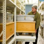 Museum shelf tank storage