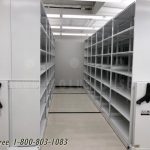 Museum sliding cabinet space saving shelving racks