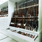 Museum rifle long gun cabinets preservation racks storage drawers dallas austin oklahoma city houston little rock kansas missouri tx ok ar ks tn mo