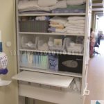 Nurse patient server supply shelving medical supply storage hospital supply