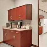 Office break area casework cabinets modular millwork furniture cafe storage units tx ok ar ks tn