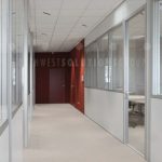 Office demountable partition walls modular