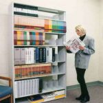 Office file shelves record box storage shelving