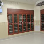 Or acute care cabinetry thermofoil doors surgical suite storage cabinets