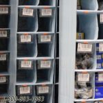 Order picking pallet rack storage organizer