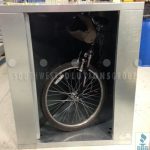 Outdoor stainless bike lockers business bicycle storage