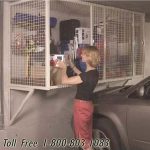 Over car wire mesh storage locker