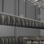 Overhead automatic garment rack ceiling lifts storage