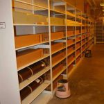 Oversized metal file shelves supply storage racks