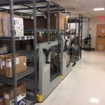 Package parcel delivery storage compact pallet racks