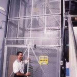 Pallet rack lift warehouse mezzanine conveyor