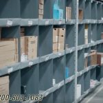 Pallet rack order picking slider shelf organizer