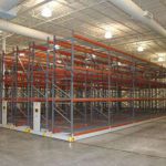 Pallet racks on tracks rolling compact warehouse racking dallas fort worth austin houston san antonio