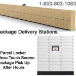 Parcel lockers courier keyless building mail locker