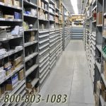 Parts in drawers shelving tool storage mro racks