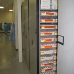 Pathology storage cabinet blood tissue specimen sample high density shelving