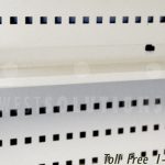 Pegboard tool storage display holder shelf