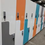 Personal employee storage custom workplace lockers