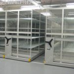 Pharmacuetical cooler warehouse high density storage shelving