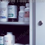 Pharmacy locking door narcotics secure storage rack shelving cabinet