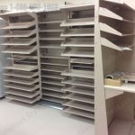 Pharmacy shelving hospital storage bins framewrx