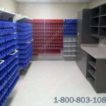 Pharmacy shelving space saving storage bins dallas austin oklahoma city houston little rock kansas tx ok ar ks tn