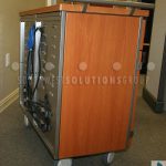 Phone charging station pc cart mobile cabinet