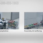 Picking production area assembly kit buffer storage