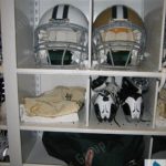 Player cubby storage university football